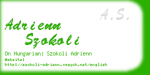 adrienn szokoli business card